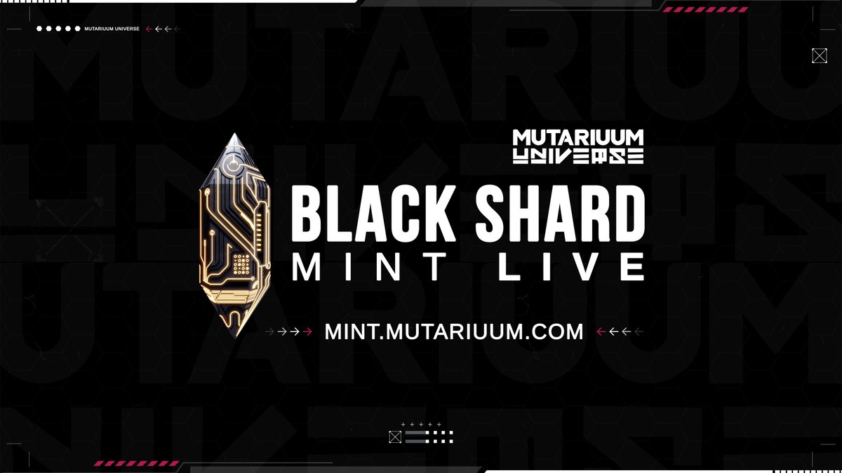 PlayMutariuum's tweet photo. Black Shard News 💎
We heard our community! 💖
You can now mint unlimited amounts of Black Shards.
🔗 https://t.co/tbHzREOZ8T
As a celebration, we've decided to give away one free Citizen #NFT valued at $300.
Enter↙️
- Follow @PlayMutariuum
- Like & RT
- Tag 2 Friends https://t.co/hLl9C0pl3U