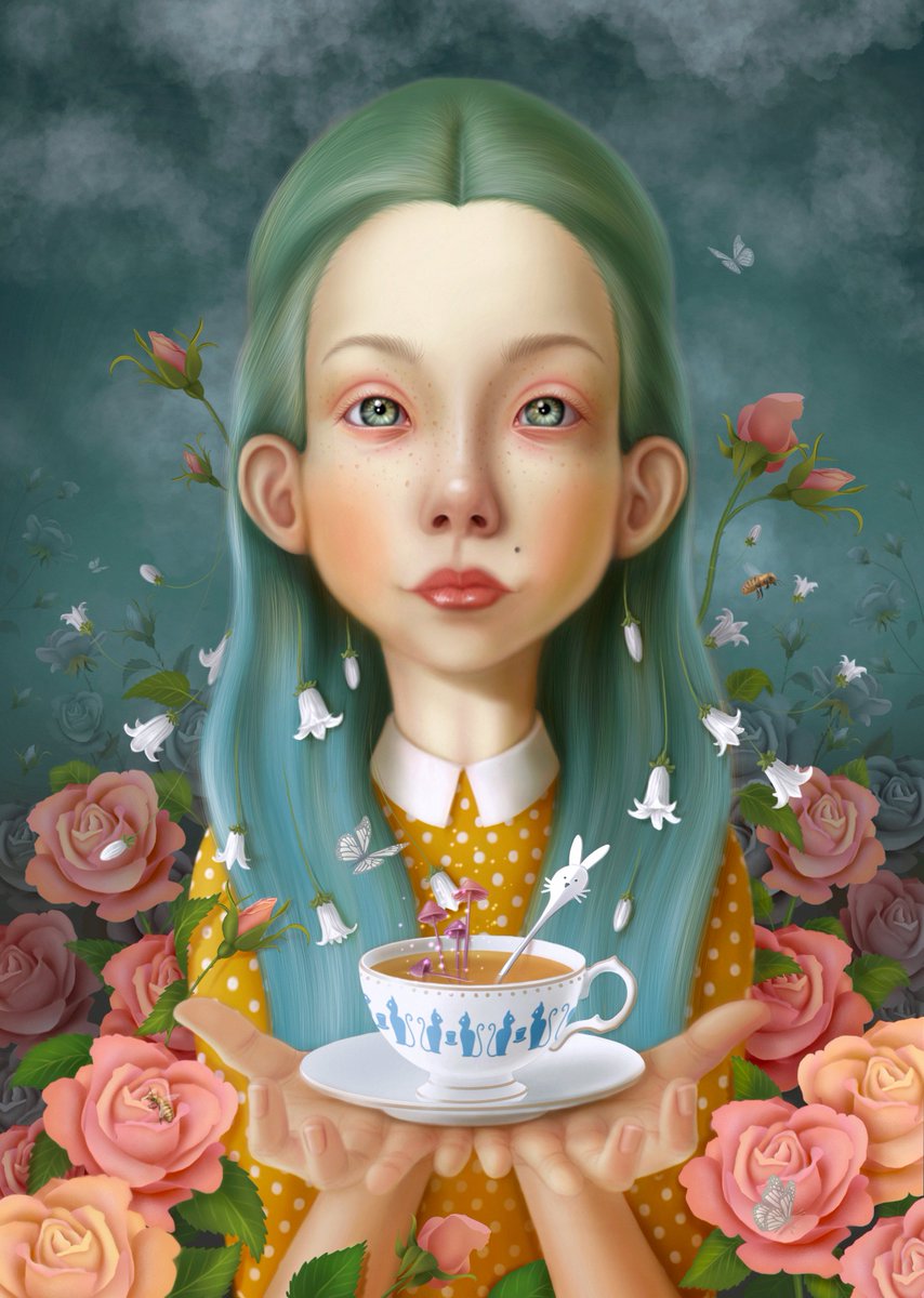 Gm dear friends! ☀️
In these days I have a lot of irl work, but next week I can continue my latest artwork.

Would you like a tea in the meantime?🫖