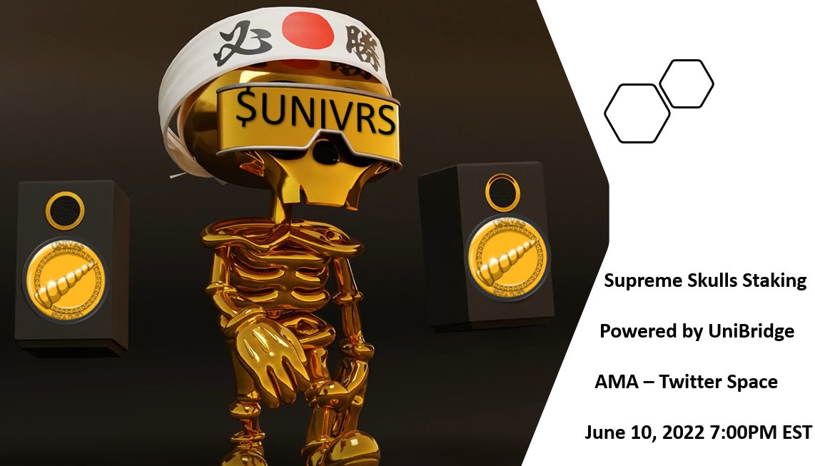 SkullsPrime's tweet photo. 👀 Huge things coming Skulls…….

Join our space 10th June 7PM EST 
details down below⬇️

https://t.co/CEYdRWMm4i https://t.co/hvvVEypgdV