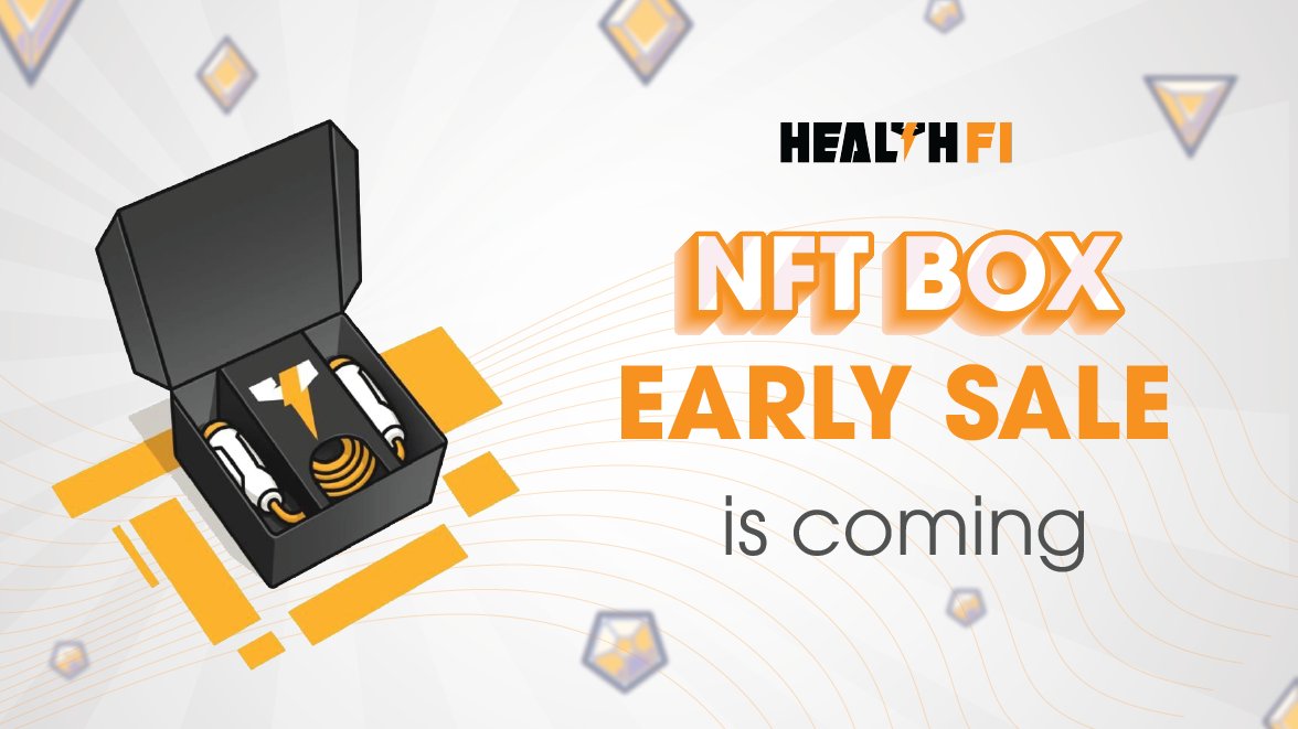 HealthFiApp's tweet photo. 📣HEALTHFI NFT BOX EARLY SALE IS ON THE WAY❗️

🙊Keep in mind that the quantity of boxes available for purchase at this event is limited. Seize the opportunity!

😍One more amazing thing is all IDO contributors will get 25% discounted price of the NFT boxes. https://t.co/UUy3FSqOKY