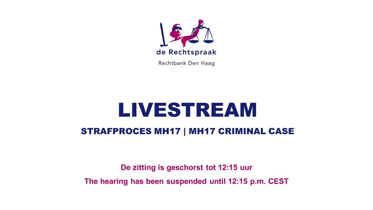 De zitting is geschorst tot 12:15 uur.