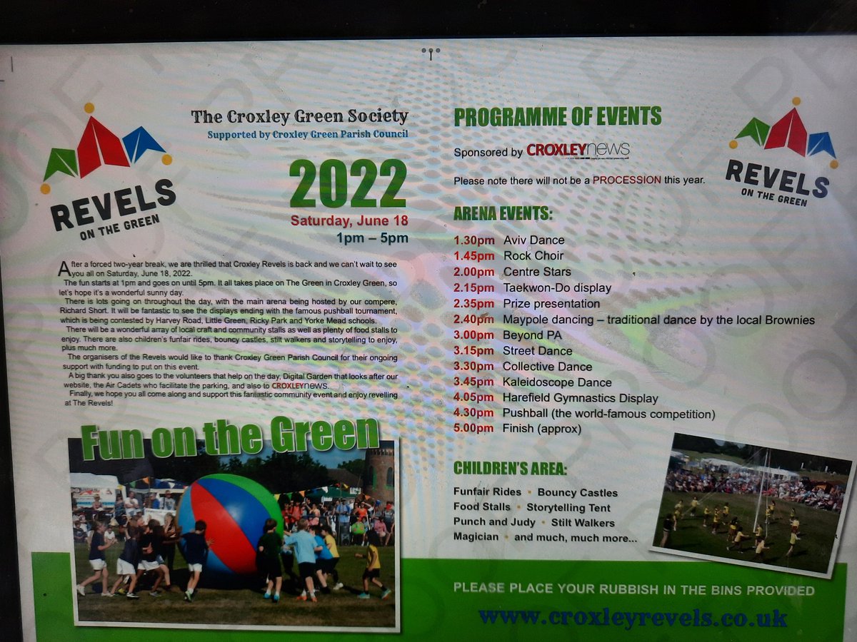 Croxley Revels tweet media