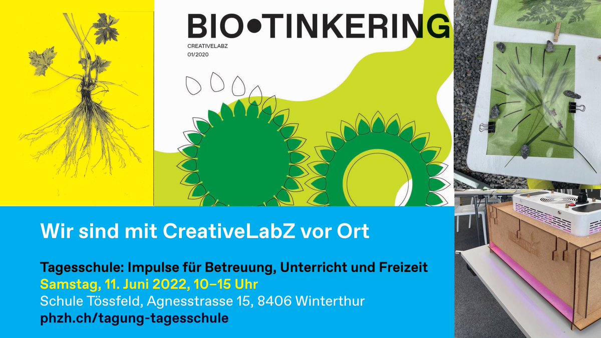 PlantSciCenter's tweet photo. #CreativeLabZ präsentiert eine Auswahl von Workshopangeboten rund um Pflanzen (Wissenschaft)und #digitale #Kreativität. 
https://t.co/G4FeP6i1d9
#scienceeducation @snsf_ch Agora Projekt: Biotinkering for Youth https://t.co/WSqImzpPVZ