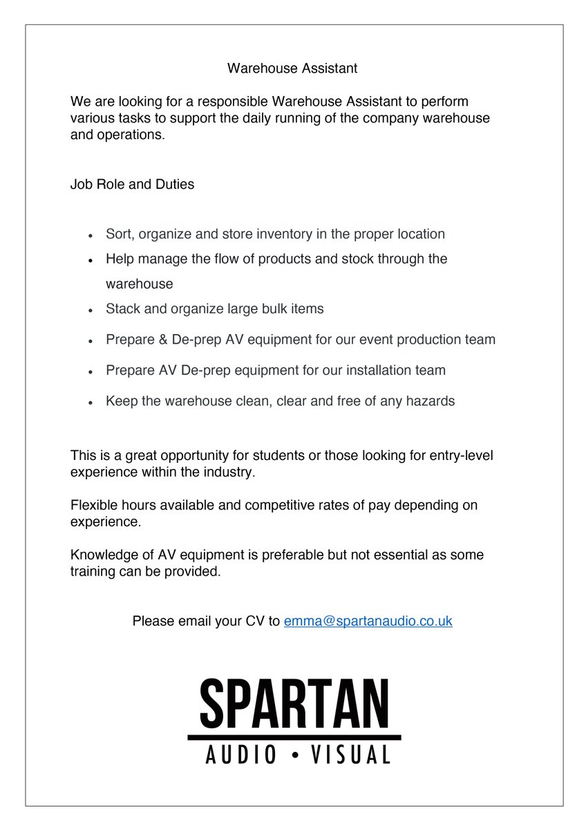 Spartan Audio Visual tweet media
