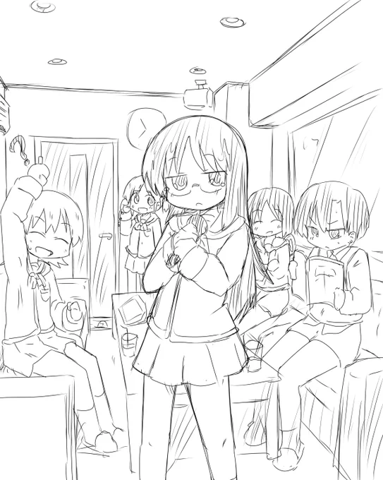 昔描いたカラオケ絵 