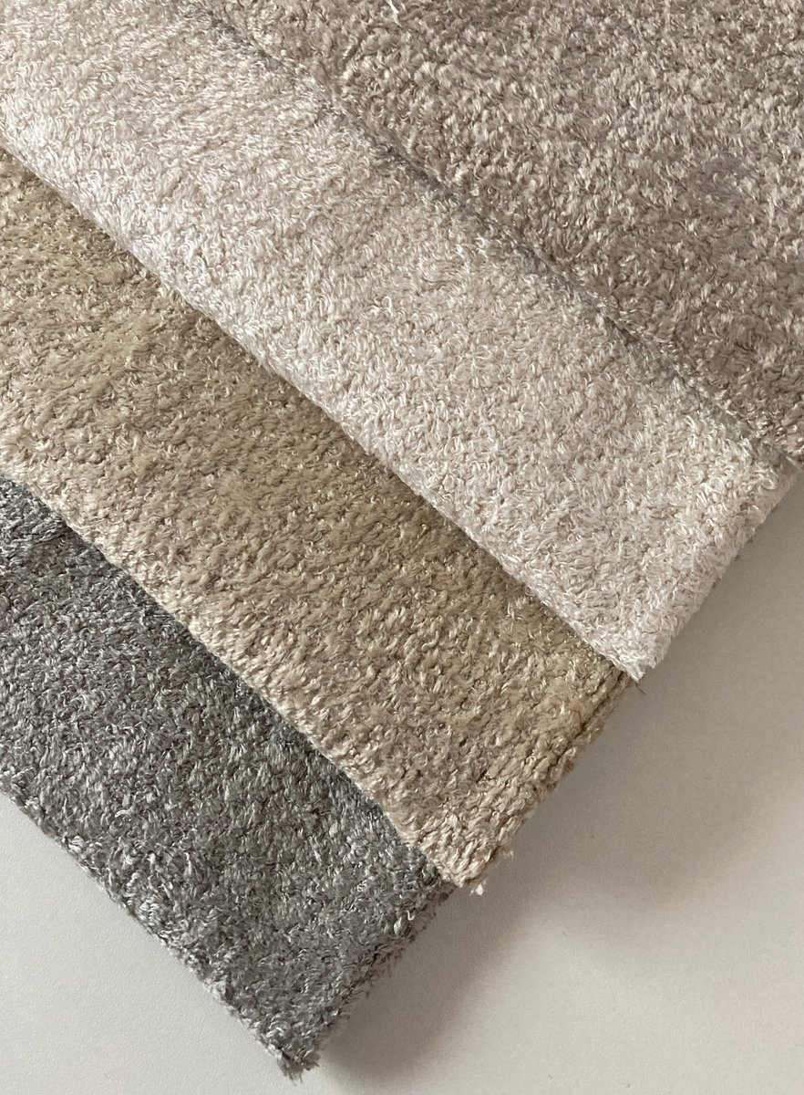 DARIO
.
A very fine, loose pile plain, Dario is ultra-smooth to the touch with an exceptionally soft handle. Available in four colours and suitable for curtain and upholstery use. 

Featured: Onyx, Quartz, Oyster &amp; Gold

#luxury #jimdickens #texture #chenille #tactile #interiors
