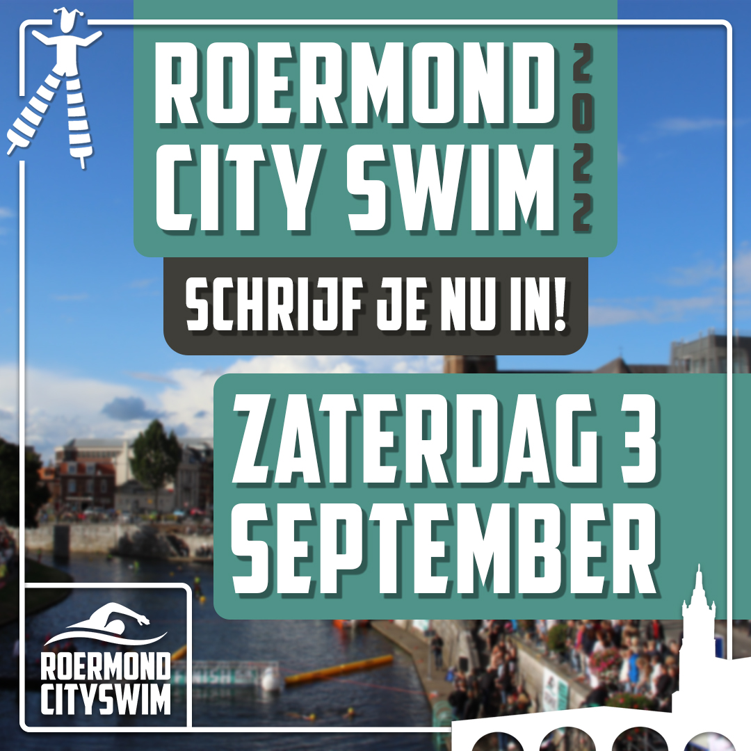 𝗥𝗢𝗘𝗥𝗠𝗢𝗡𝗗 𝗖𝗜𝗧𝗬 𝗦𝗪𝗜𝗠 𝟮𝟬𝟮𝟮 🏊🏽
𝖹𝖠𝖳𝖤𝖱𝖣𝖠𝖦 𝟥 𝖲𝖤𝖯𝖳𝖤𝖬𝖡𝖤𝖱 is het zover. De Roermond City Swim. Zwem samen met vele andere zwemmers in de Roer!

Wil je meezwemmen?
Schrijf je nu in! roermondcityswim.nl/inschrijven

#RCS #RoermondCitySwim #Roermond #Roerkade