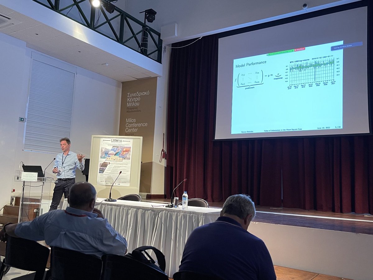 Dr. Roman Belavkin from <a href="/MiddlesexUni/">Middlesex University</a> explains how he and his co-authors illustrate the value of information for the mean-square error minimization and apply it to forecast of #cryptocurrency log-returns
