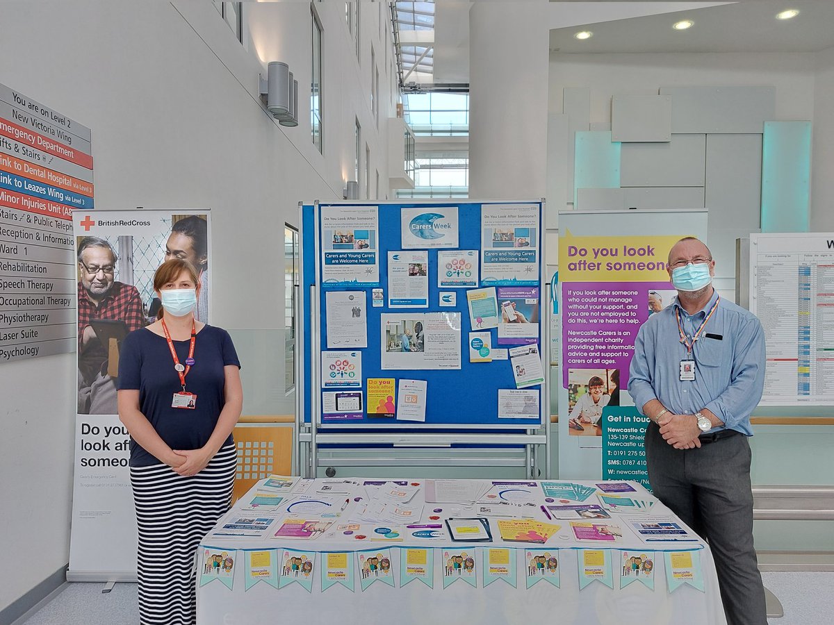 It's #CarersWeek and today <a href="/CardCarers/">Carers Card</a> are in the RVI with the Carers advisor for Newcastle Hospitals Trust. 

Come along and have a chat about the support available for carers.
We are outside the MediCinema between 9:30am-1:30pm. <a href="/LesleyjBRC/">Lesley jone</a> <a href="/NCLCarers/">Newcastle Carers</a>