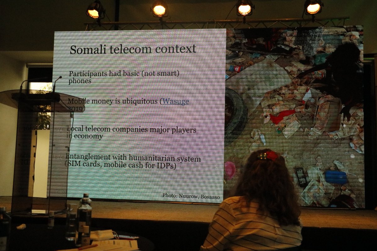 ReDSS_HoA's tweet photo. @PeteChonka shares insights from "Precarious Technoscapes - Forced mobility and Mobile Connections at the Margins of Somali Cities" @REFHorn @BakonyiJutta #REFConference22 https://t.co/lxIdF2zCYR