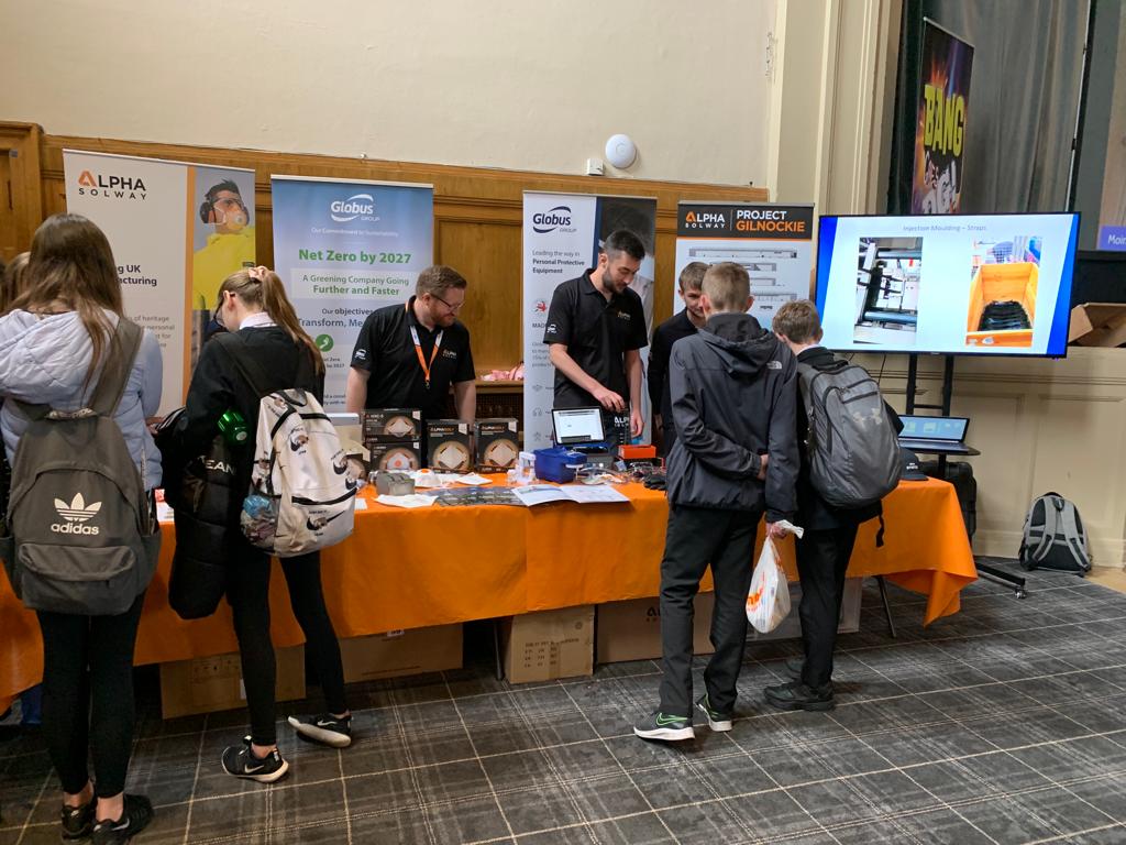 Alpha Solway (@alphasolway) on Twitter photo A massive thank you to everyone who hosted and attended #BangGoestheDG.
It was great to speak with the STEM students about the importance of PPE in the workplace whilst also making safety and protection fun!
A productive and informative event for all involved.
#Careers #STEM A massive thank you to everyone who hosted and attended #BangGoestheDG.
It was great to speak with the STEM students about the importance of PPE in the workplace whilst also making safety and protection fun!
A productive and informative event for all involved.
#Careers #STEM