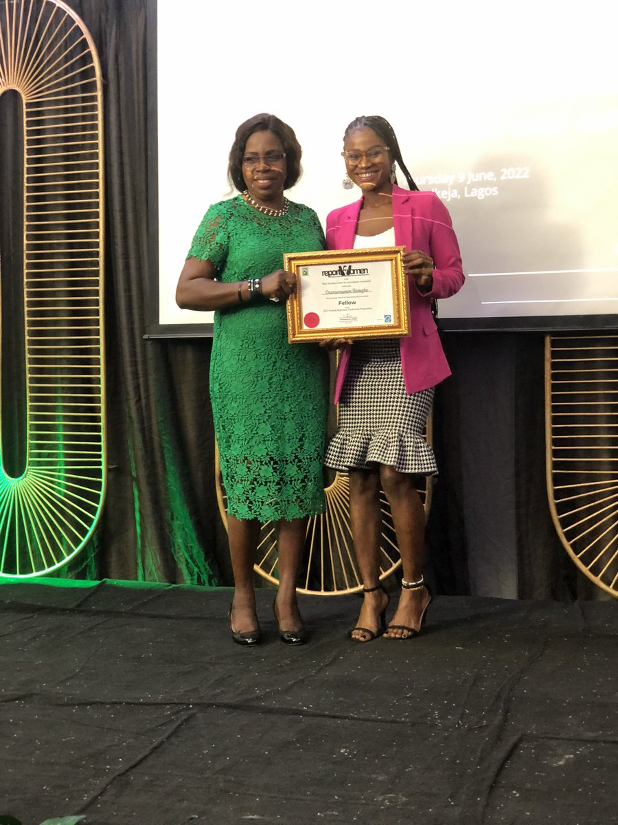 osasibizugbe's tweet photo. My induction into the @ReportWomen network REWON; 

@WSoyinkaCentre ‘s female reporters leadership programme @ReportWomen has given me the courage to face my fears and helped me understand that I can do so much with very little. https://t.co/jGaSuTzJXS