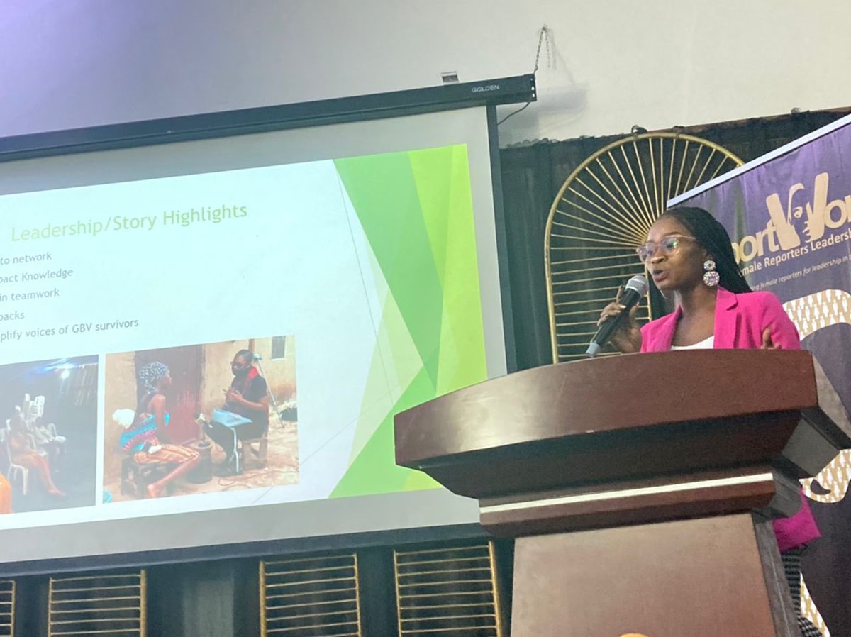 osasibizugbe's tweet photo. My induction into the @ReportWomen network REWON; 

@WSoyinkaCentre ‘s female reporters leadership programme @ReportWomen has given me the courage to face my fears and helped me understand that I can do so much with very little. https://t.co/jGaSuTzJXS