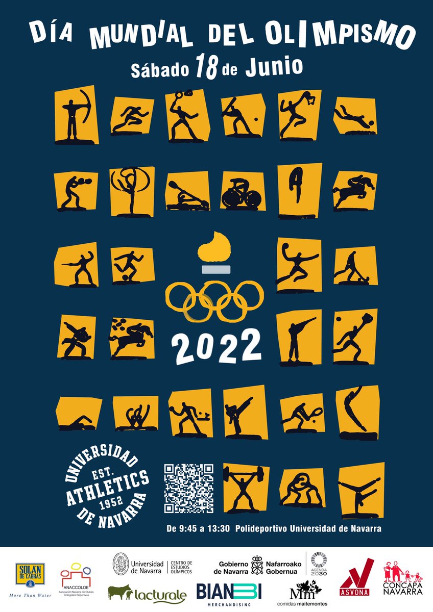 ¡El Pádel estará presente en el Día del Olimpismo 2022!

¡Disfruta gratis de este deporte con un desayuno saludable, camiseta oficial y la pulsera de los valores!

Para ello hay que inscribirse en el siguiente enlace:

cdunav.reservapistas.com/inscripcion/b9…

@unavdeportes 🎾🎾🎾