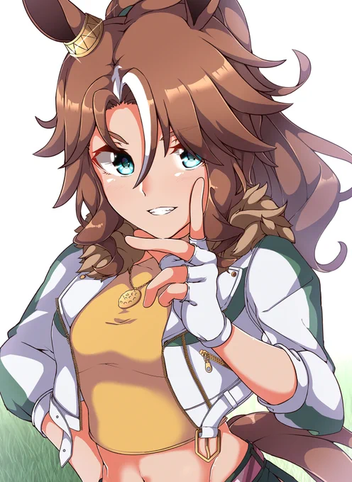 パーマーさんイケメン過ぎて惚れる
#ウマ娘 #メジロパーマー 