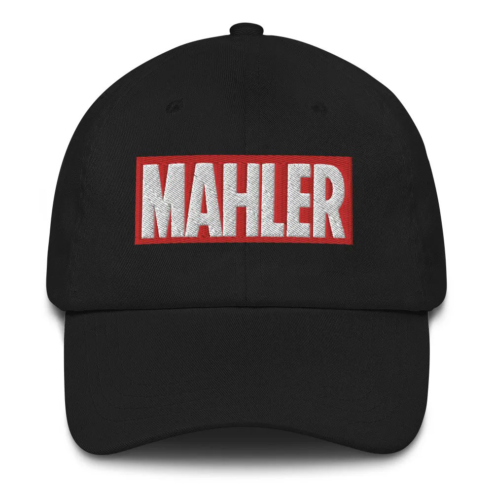 OperaGarb's tweet photo. NEW CAP online now - PERFECT for fans of Romantic music, or the Superhero that is Gustav-man!
https://t.co/oNDUIJctXy
#printondemand #printful #classicalmusic #musician #orchestra #classicall #instamusic #chambermusic #mahler #gustavmahler #music #symphony #composer #newproduct https://t.co/PMViETl0vs