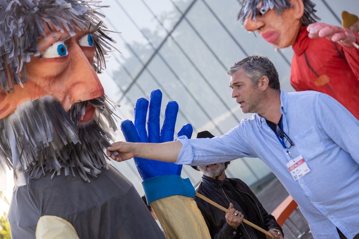 CarlowArts's tweet image. Here's our director Benjamin Perchet making a few new friends last night at our opening. Hope everyone had a good time. Lots to look forward to!  @VisualCarlow @CarlowCollege @OHarasBeers @artscouncil_ie