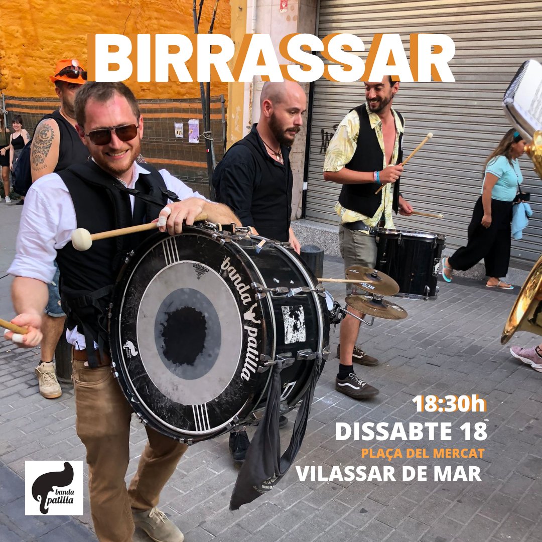 BIRRASSAR ESTÀ AL CAURE!! 🍻

Ens veiem a Vilassar de Mar una vegada més a la festa més fresca del Maresme! 🌊🌞

#selia #partyhard #bandapatilla #tour #fmr #concert #xaranga #charanga #cultura #música #culturasegura #festa #festamajor #cercavila