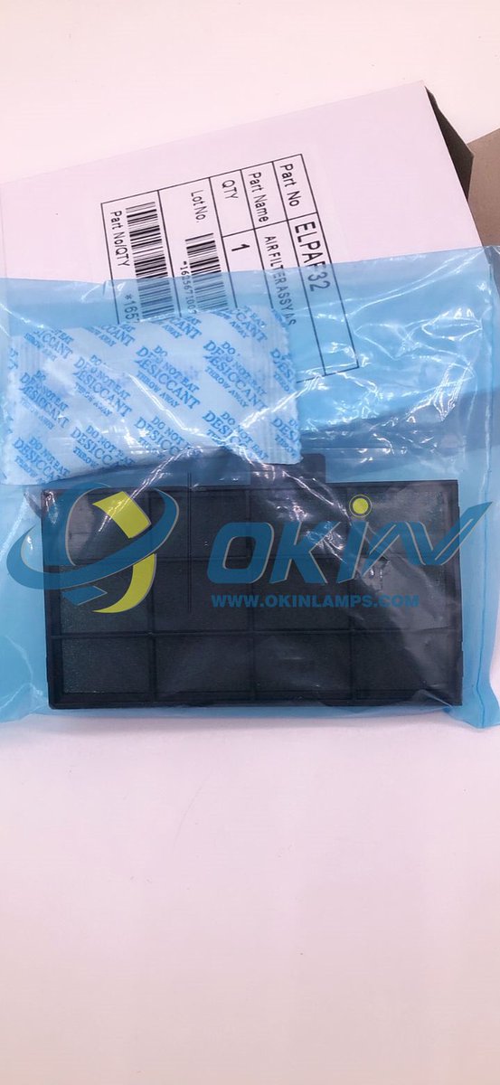 ProjectorlampsS's tweet image. #ProjectorAirFilter #ProjectorFilter #Epson #ELPAF32 #V13H134A32

info@okinlamps.com
sales@okinlamps.com
king@okinlamps.com
Skype: okin.tech
+86 15625068913
okinlamps.com

#ProjectorLamp #ProjectorParts #ProjectorRepaire #ProjectorAccessories #AirFilter
