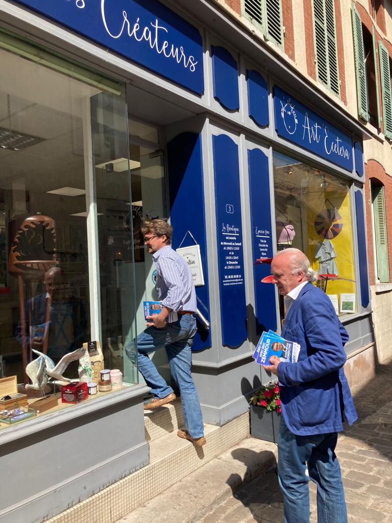 Dernière ligne droite avant les #legislatives2022 <a href="/Reconquete_off/">RECONQUÊTE !</a>. Belle matinée à Ferrière! @LiensZemmour