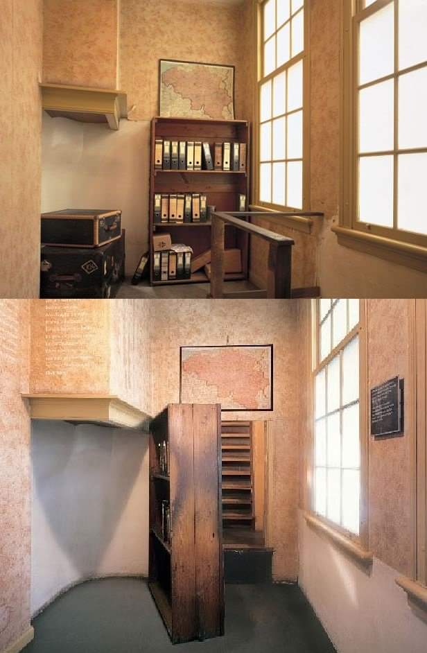 ArchaeoHistories on Twitter "The bookcase that concealed the hidden