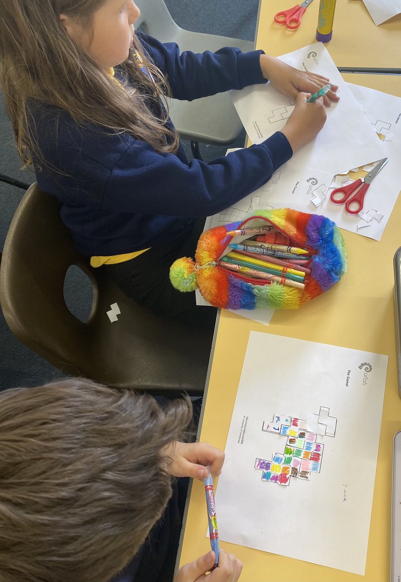 Maths Problem Solving this morning is trying to use visualisation skills to ‘cover the camel’! 🐪