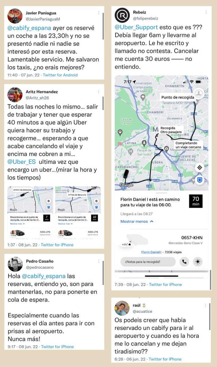 defensadeltaxi's tweet photo. 1.290 ESPECIAL #FaltaDeProfesionalidad

@consumogob @fiscal_es @DefensorPuebloE @facua @consumorg @CECUMadrid @ADICAE @consumidores

Si su "TRABAJO es llevar personas, NO PUEDEN DEJARLOS TIRADOS, y menos aún PROVOCARLES UN COSTE

#QuejasVTC #EstafaCabifyUber #Uber #Cabify #Bolt https://t.co/wZG6BVQZ8R