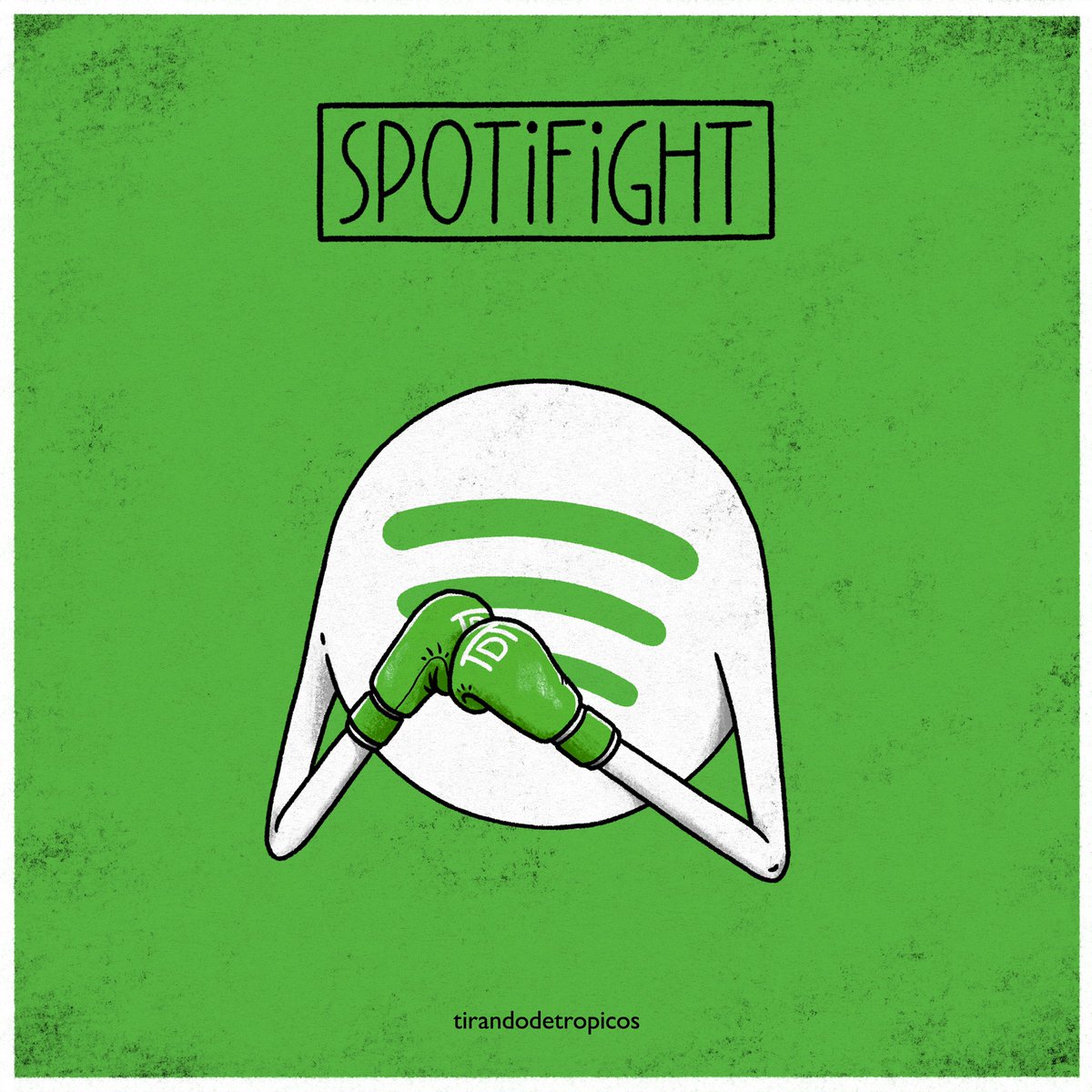 SPOTIFIGHT 

#tirandodetrópicos #illustració // #spotify #spotifight #spotifighter