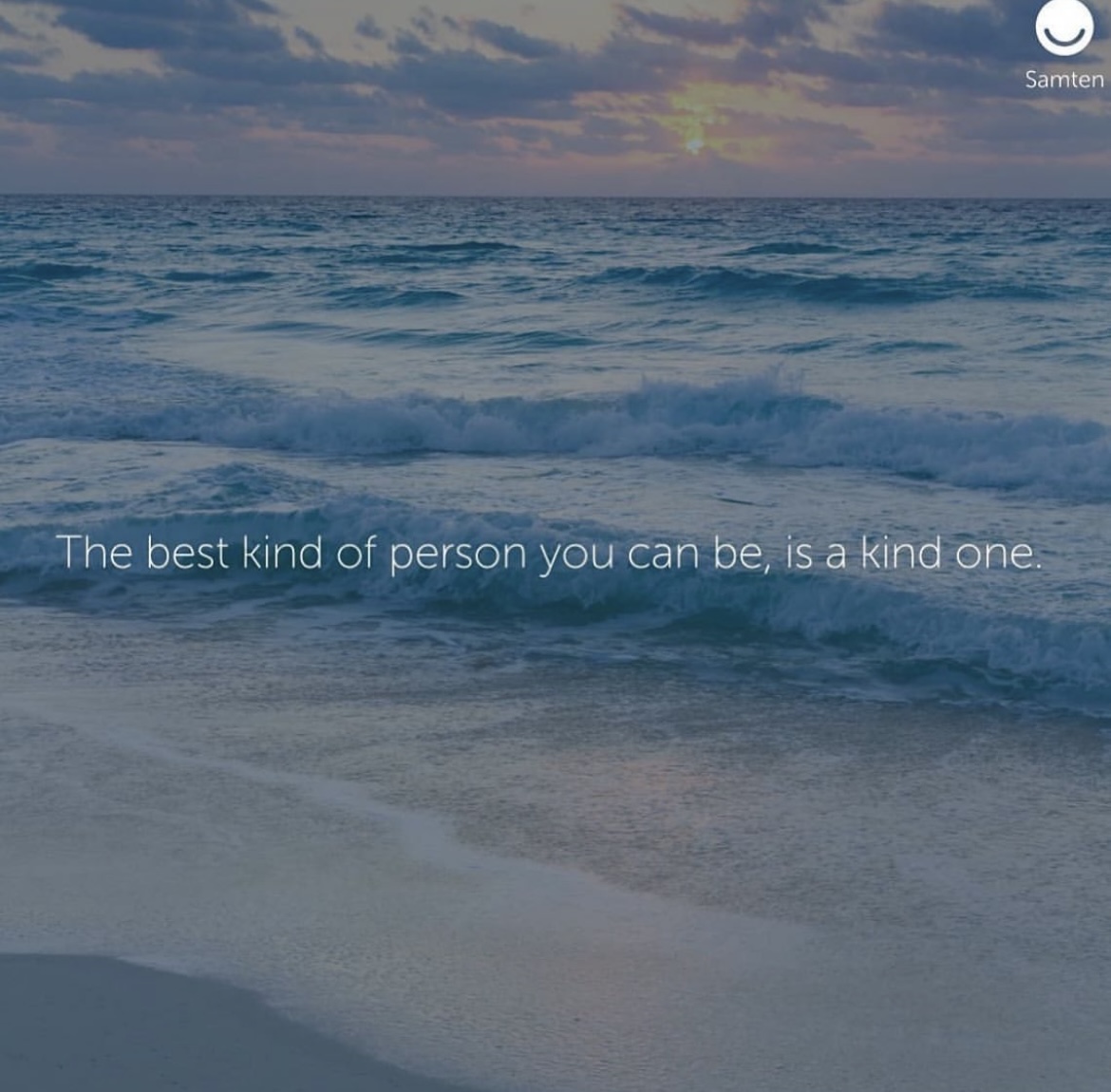 It’s always possible to be kind 💫 #samten #meditate #smilewithin