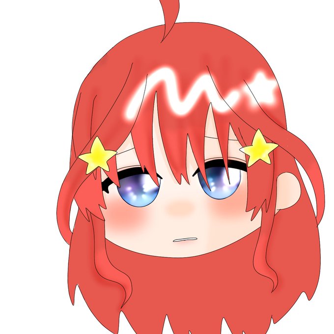 あめ☔️さんがTwitterに投稿した中野五月(五等分の花嫁)のイラスト。