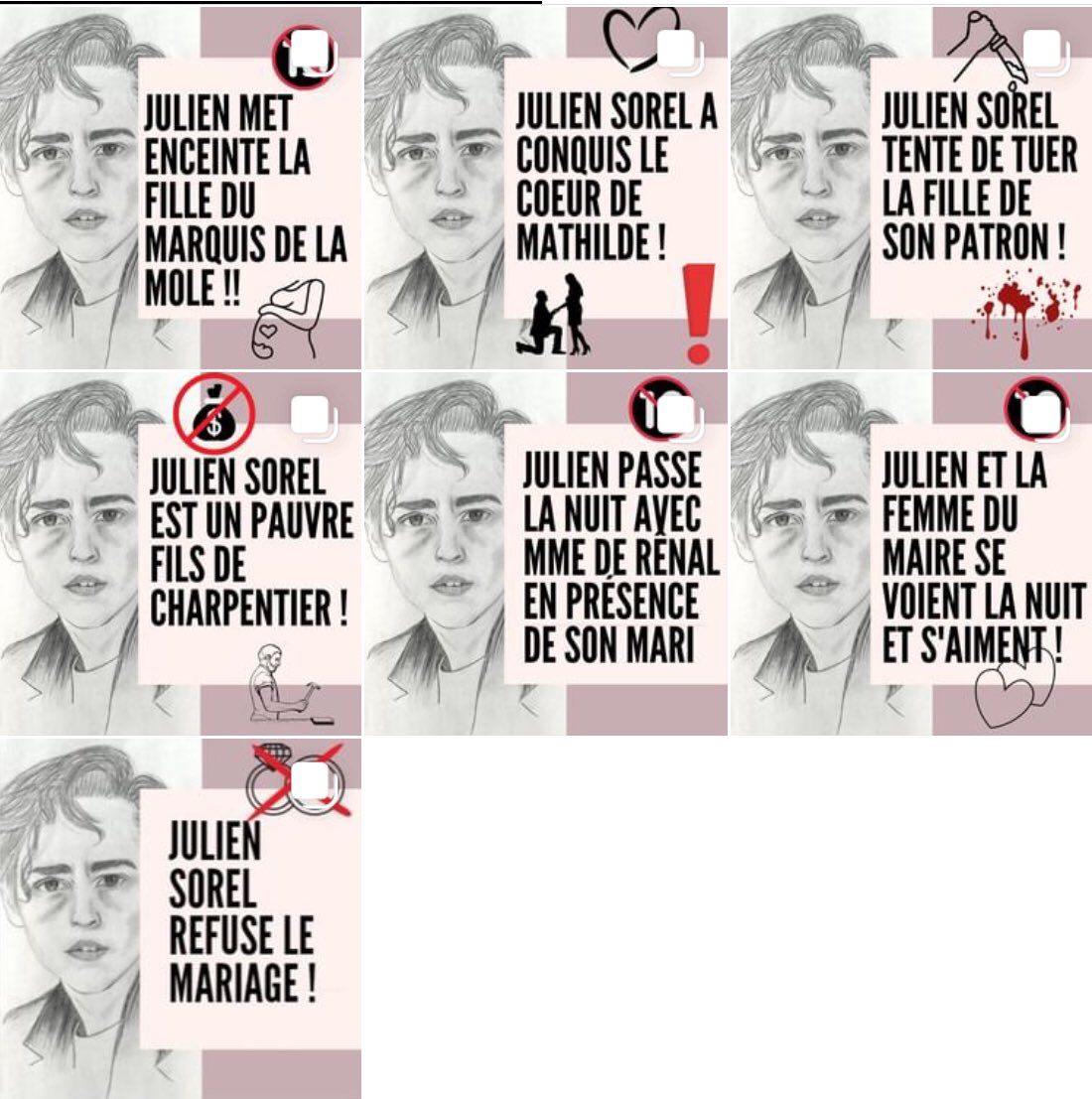 « A working class hero is something to be" : le héros ambitieux d'un roman de #Stendhal est victime de cyberharcèlement et refusé à un entretien d’embauche ! Créations et conseils de Solenn #parcoursorel i-voix.net/2022/05/e-repu…