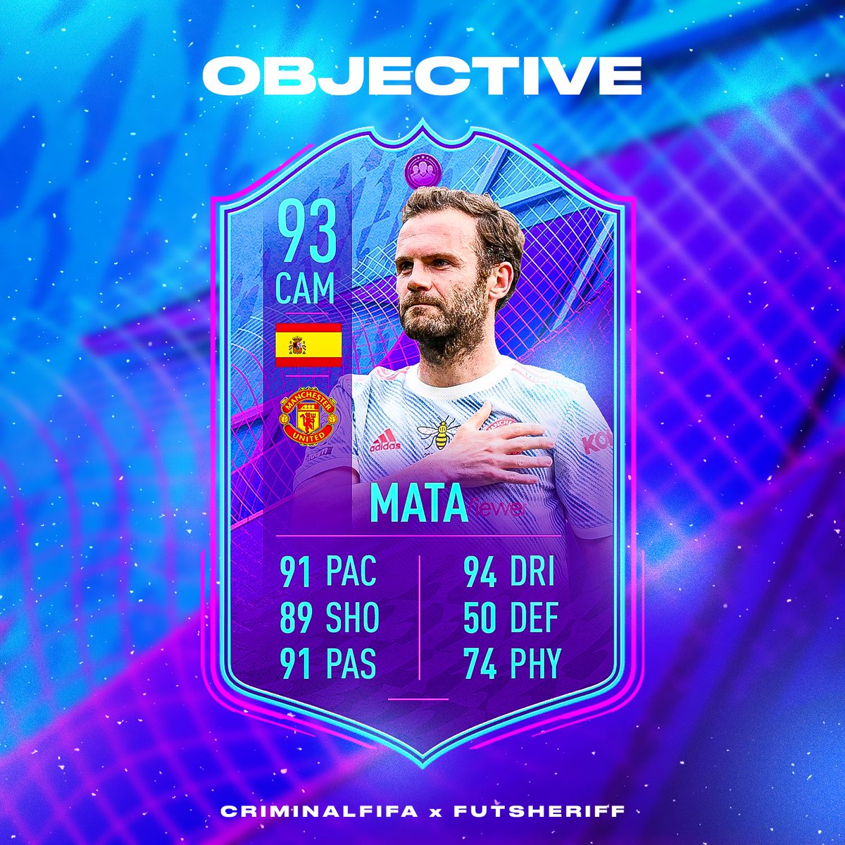 🚨 Juan Mata 🇪🇸 is added to come via EOAE Objective ✅

Stats predict🫡

Make sure to follow <a href="/Criminal__x/">Sahil</a> &amp; <a href="/FutSheriff/">Fut Sheriff</a> ✅

#FIFA22