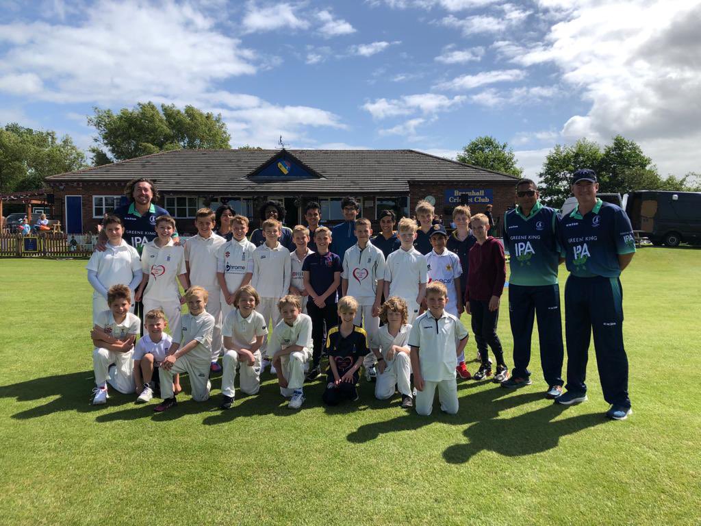 The big day starts with an opportunity of a lifetime for some of our juniors, with a coaching session with the PCA Legends.