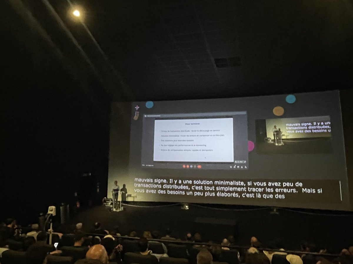 gui_gillon's tweet image. Inspiring talk about Architecture microservices and data consistency. @jefrajames @DevfestLille.