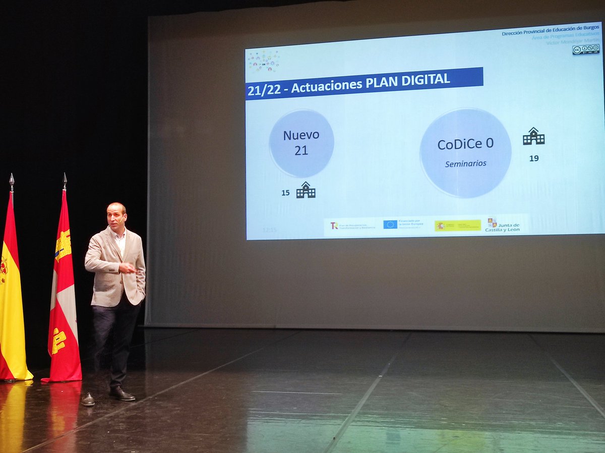 cfiemiranda's tweet photo. Jornada Provincial #CompDigEdu_CyL_BU
📝 Información sobre el Plan CDE #CompDigEdu por D. Víctor Mondéjar, ATD CDE #APEBurgos
#CompDigEdu_CyL
#tiCyL #formaciónCyL https://t.co/oSTXqLrry4