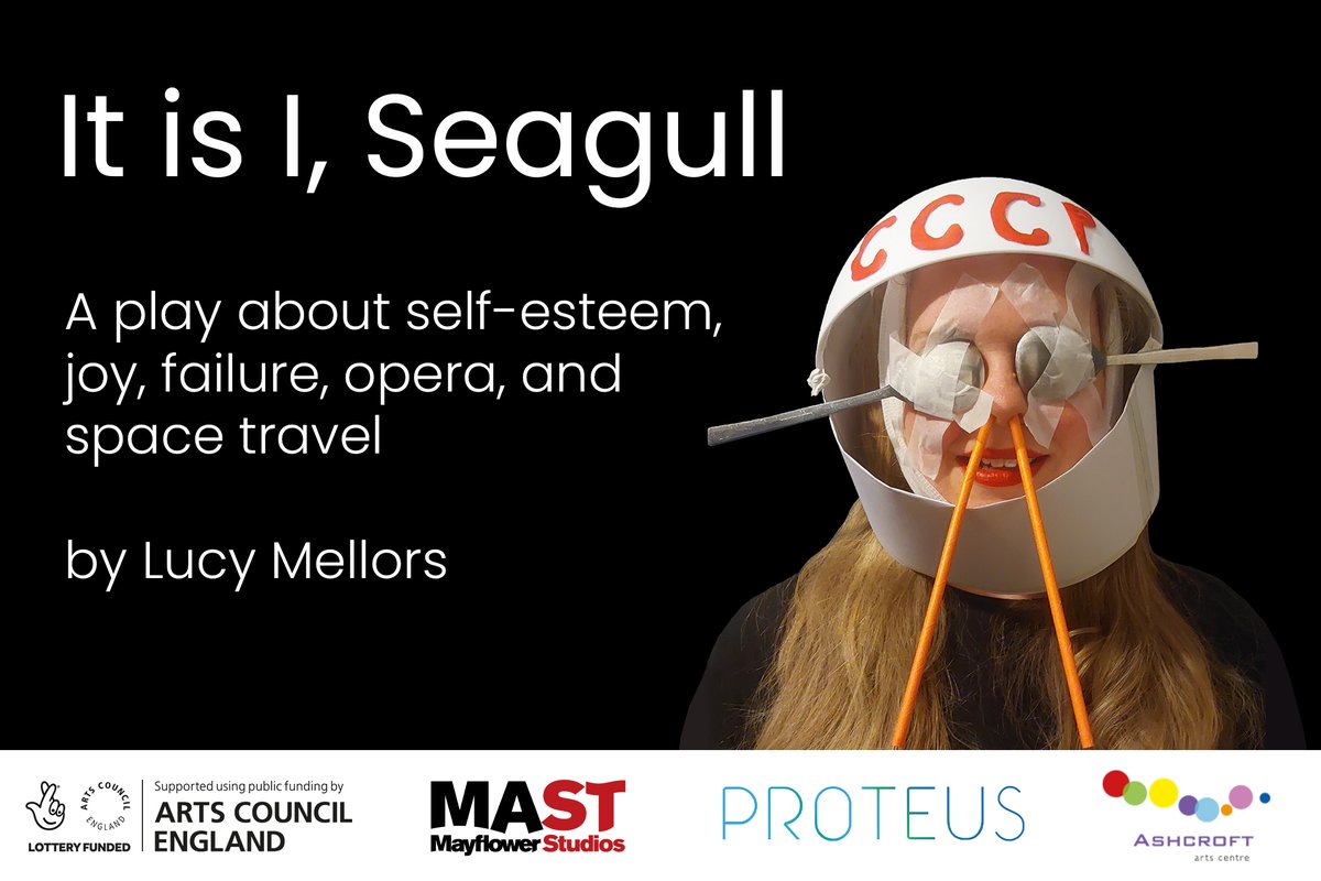 As part of <a href="/MASTStudios/">Mayflower Studios</a> #HomegrownFestival <a href="/LupinsEccentric/">LupinsTheEccentric</a> will be performing her work-in-progress comedy show ‘It is I, Seagull’ 

When: Saturday 11th June, 8pm - 9pm 
Where: MAST Mayflower Studios (Studio 2) 

Get your £5 tickets here: mayflowerstudios.org.uk/what-s-on/home…