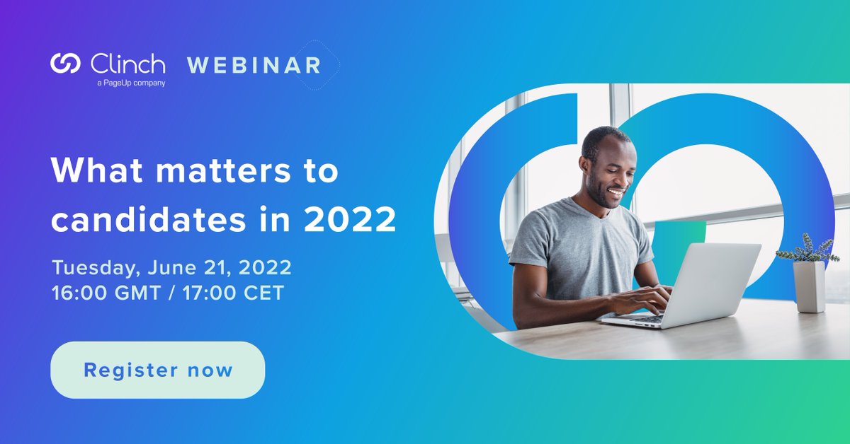 PathMotion (@pathmotion) on Twitter photo @PathMotion Co-Founder David Rivel & Ben Eubanks will be speaking at a webinar hosted by fellow <a href="/PageUp/">Rocky Balboa</a> company @Clinch.
Join us online on June 21 for a discussion on What Matters to Candidates in 2022! Register here: hubs.li/Q01dhycW0
#TalentAcquisition #TAEvent @PathMotion Co-Founder David Rivel & Ben Eubanks will be speaking at a webinar hosted by fellow <a href="/PageUp/">Rocky Balboa</a> company @Clinch.
Join us online on June 21 for a discussion on What Matters to Candidates in 2022! Register here: hubs.li/Q01dhycW0
#TalentAcquisition #TAEvent