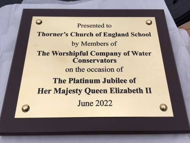 WaterConsvTrust's tweet photo. Details of the plaque unveiled yesterday at Thorner's School Dorset https://t.co/knFUqPoGUt