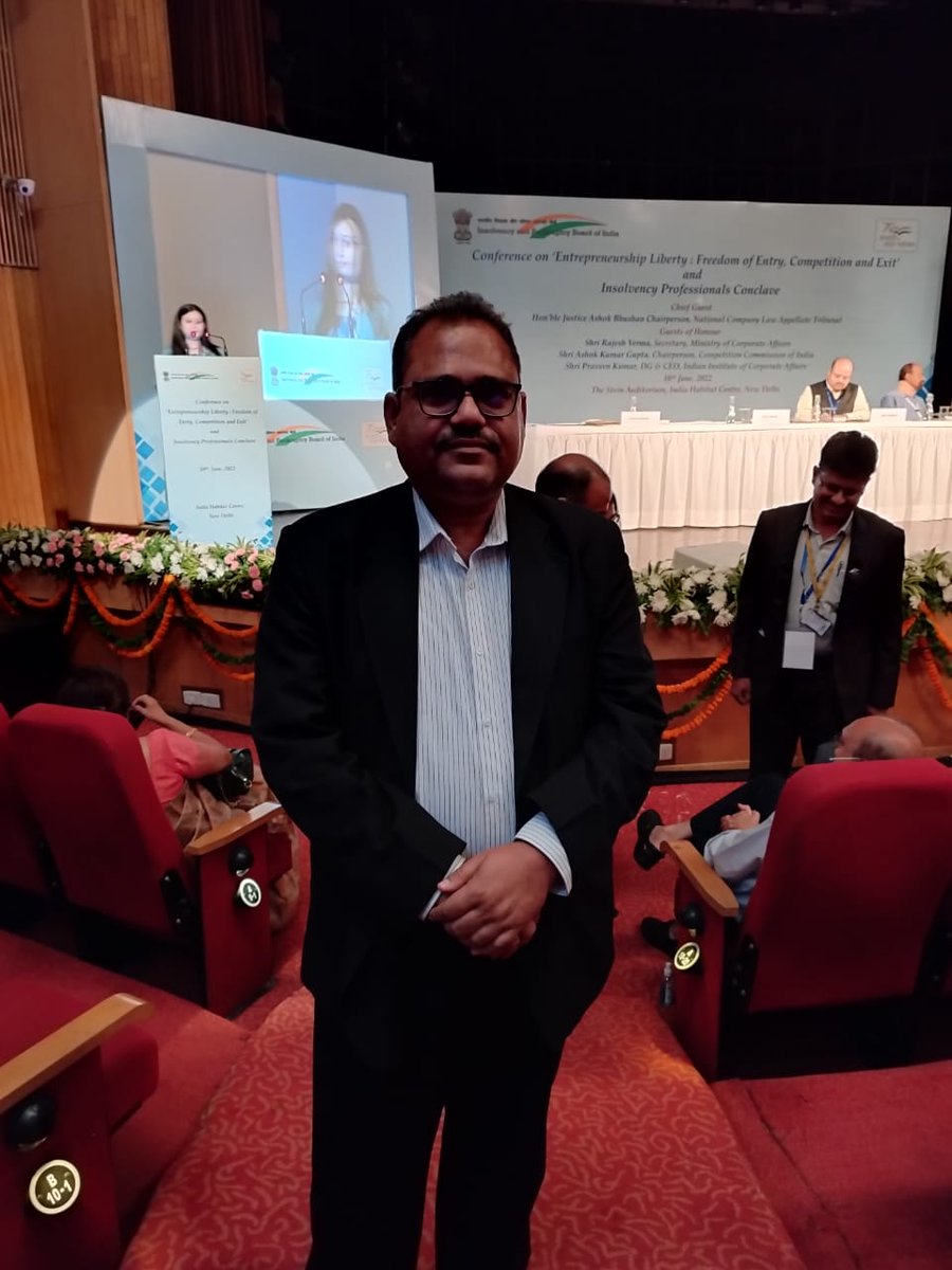 skbmica's tweet photo. Excellent Insolvency conclave by the IBBI at India Habitat Centre, Delhi.Thanks to the IBBI @AICMAA @FinMinIndia @ibbi
@Nirc_Cma @cma https://t.co/Kko7fBippH