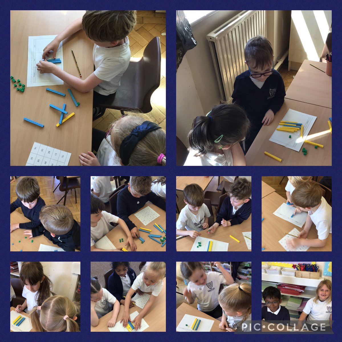 2A_MissAbram's tweet photo. We have been partitioning numbers today using practical equipment. #MathOLOL #MakeADifference @ololprimary_HT https://t.co/HoXBcZGbUv