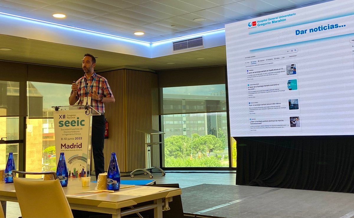 ¿Qué sabe la sociedad de la #electromedicina? ¿Qué sanidad tendremos en el año 2040? Los periodistas del sector salud hablan en #SEEIC2022 👏 David García, Jefe de Comunicación del Hospital Universitario Gregorio Marañón
seeic2022.com