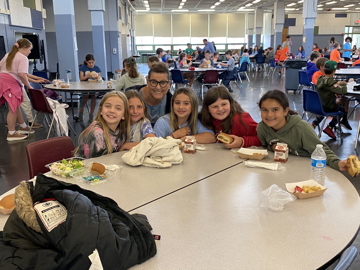 MrsSheroff's tweet image. Big day yesterday touring the middle school and having lunch there for the first time! 😃