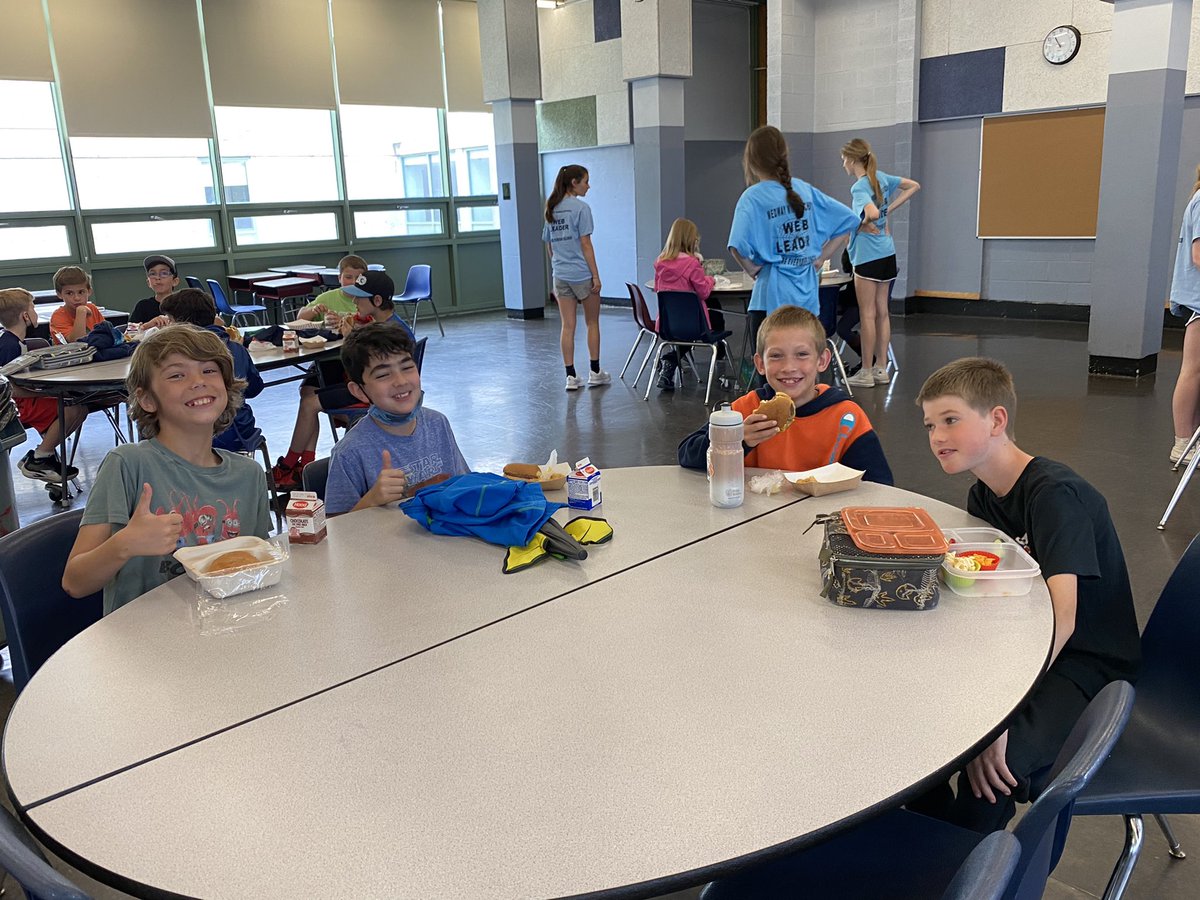 MrsSheroff's tweet image. Big day yesterday touring the middle school and having lunch there for the first time! 😃