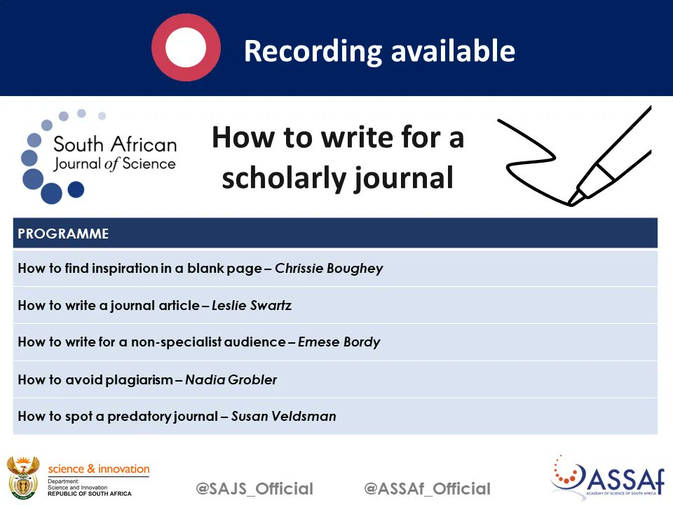 A recording of our recent workshop on ‘How to write for a scholarly journal’ is available here: bit.ly/3Q8UMQZ 
Don’t miss out on future workshops: bit.ly/3mBuh98
#workshop #postgraduate #writingtips