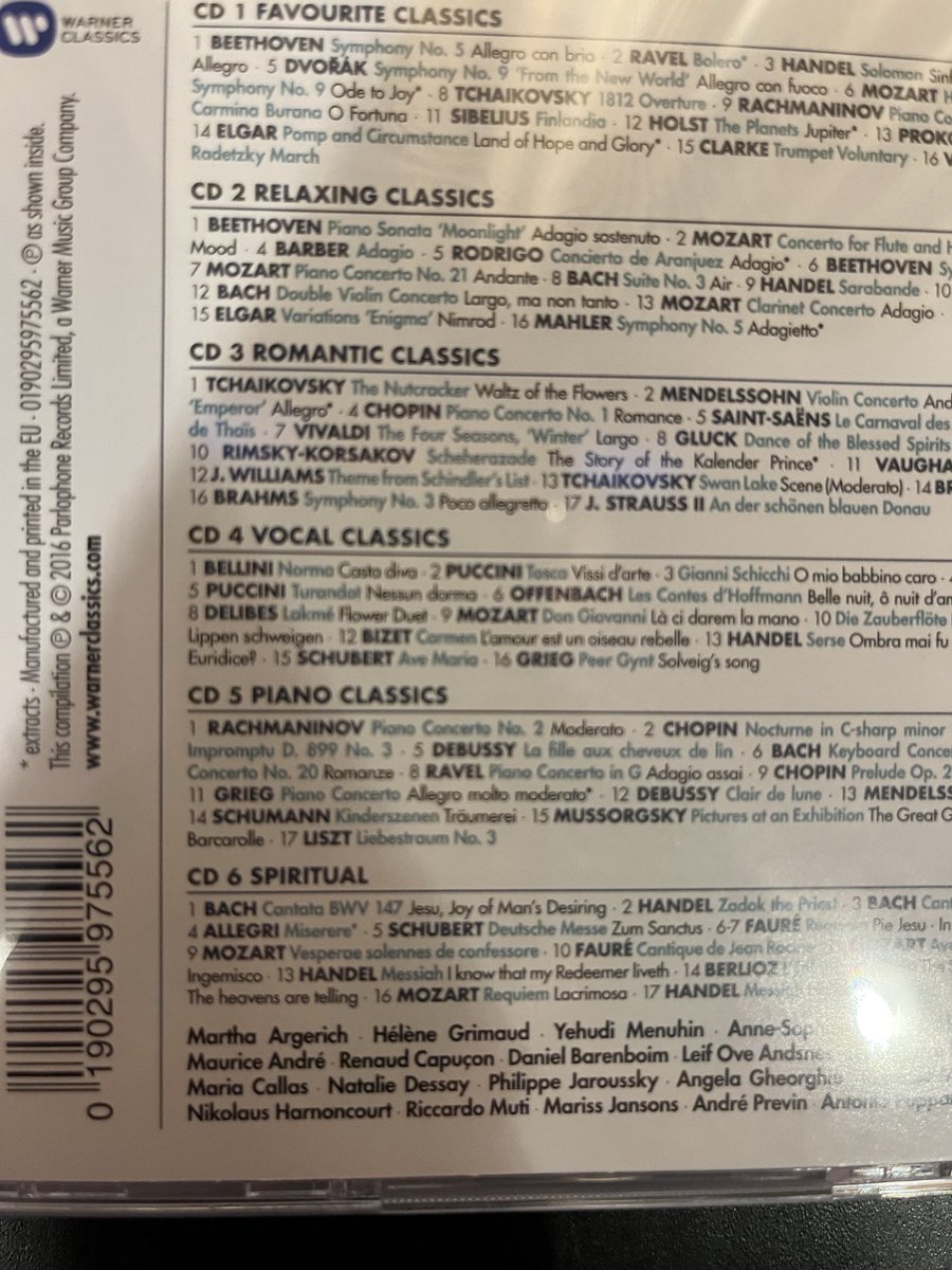 LauraClassical's tweet image. Good morning my Tweethearts! Happy Friday! Launching our shortened Summer Membership Drive. If you can give $10/mo as a Sustainer (or $120 at once) we’ll send this 6-CD set as our thank you! You could also help by RT this to your pals! classical.org or 888-995-9272😘🎶