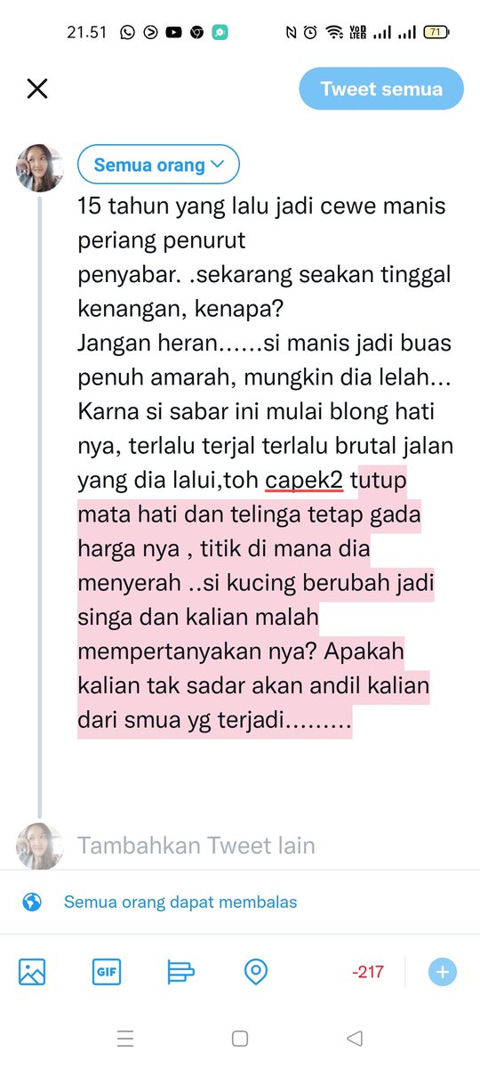 intanmochil's tweet image. Hmm