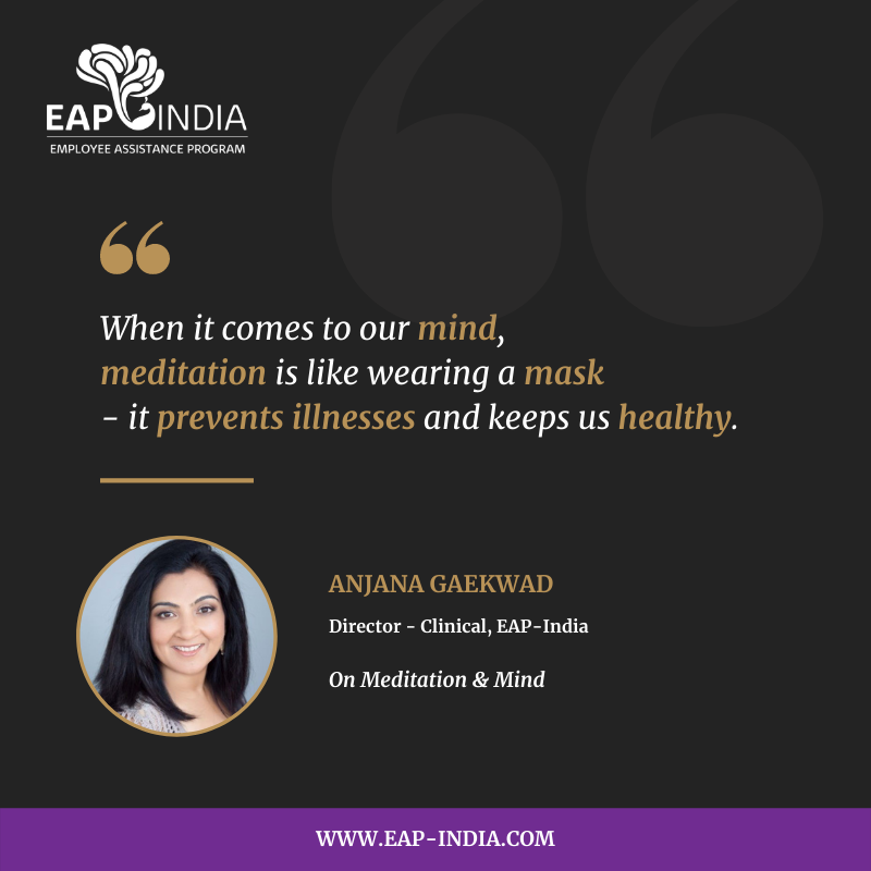 EAP_India's tweet photo. You don’t need to have a psychological disorder to meet a therapist. 

You can process your thoughts and feelings, talk through challenges and come up with ways to live a more meaningful life.

#EmployersWhoCare
#MentalHealth #MentalWellbeing #Therapy #Wellness #Support https://t.co/aVJ6EXX82E