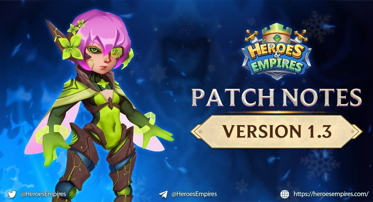 Version 1.3 Scheduled for release on 15th June 🔥🔥

For more details, please check here: feedback.heroesempires.com/announcements/…

#HE $HE #HeroesEmpires #Update #Upgrade #Patchnotes