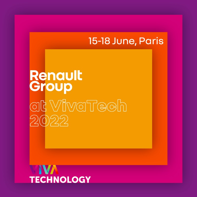 renaultgroup's tweet photo. Join us this year at @VivaTech from 15-18 June with the #Renault and @wearemobilizers brands, and our partners from the Software République. 

Discover our innovations that are transforming the automotive industry 👇