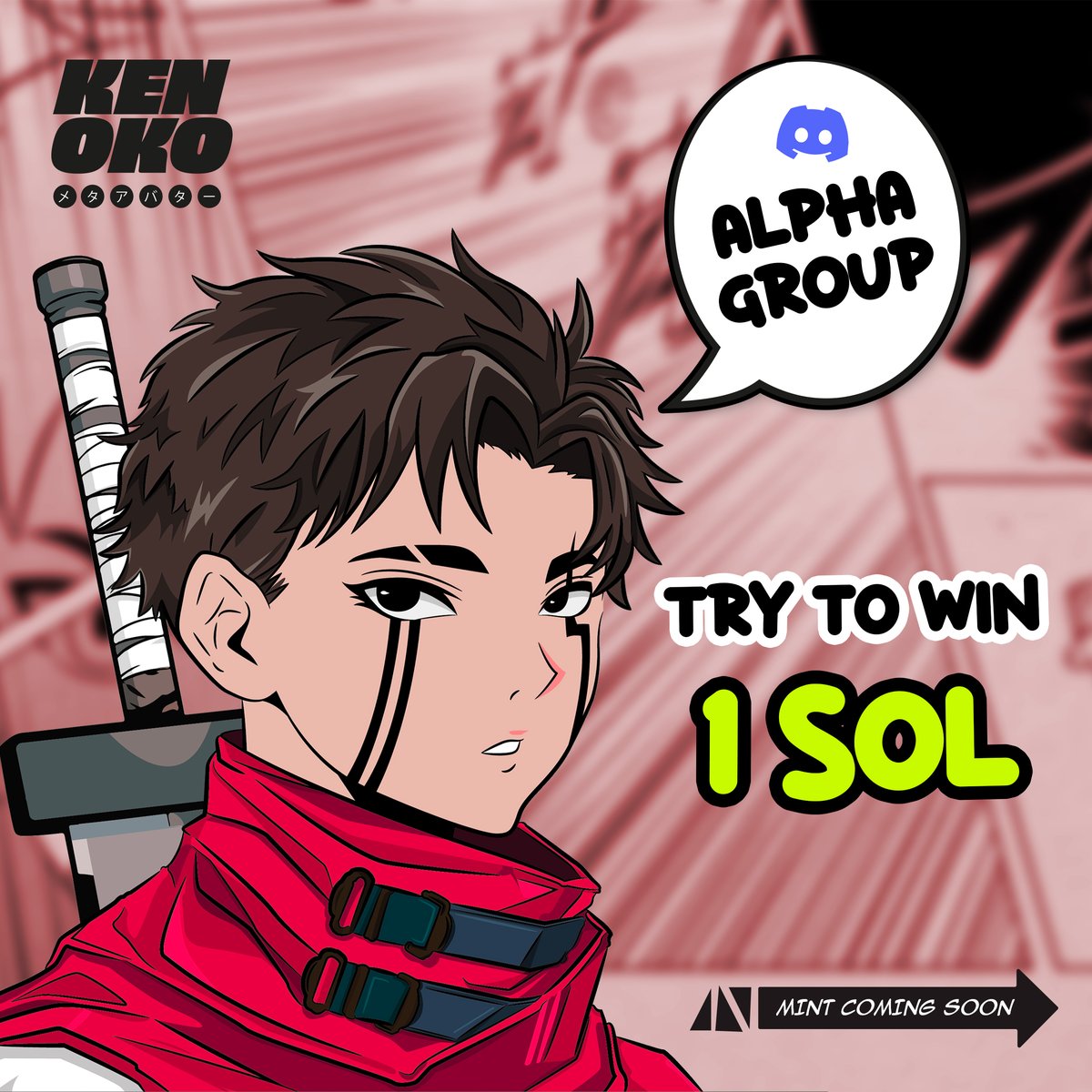 Kenoko_NFT's tweet image. 🚨 Today we introduce you a new utility:

Kenoko Alpha group, where our WL members will benefit from WL of big upcoming projects and on our discord.

Every interaction will be considered for 1 $SOL for 3 Winners 🏆